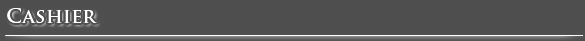 Cashier